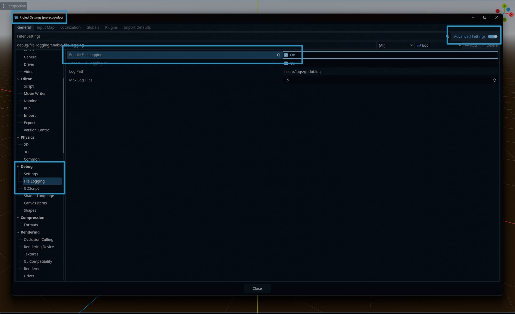 Enable Logging