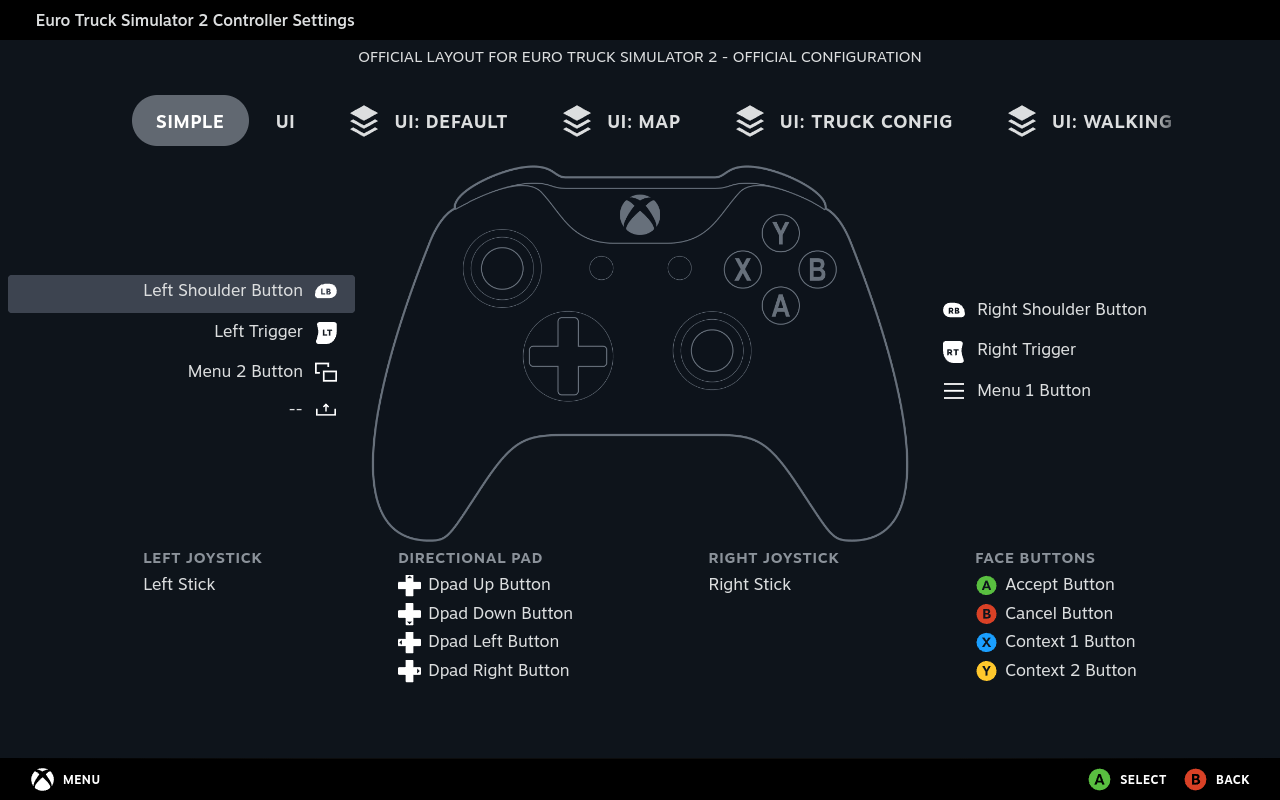 ES2 SteamInput Config