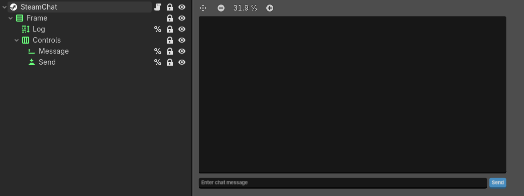Example Lobby Chat Scene