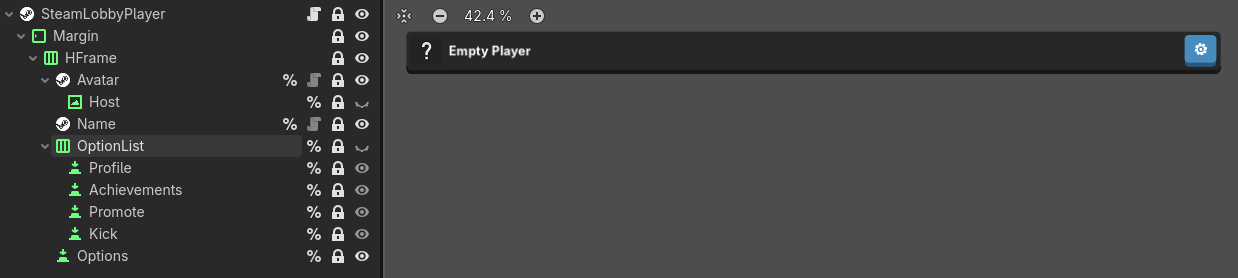 Example Lobby Player Scene